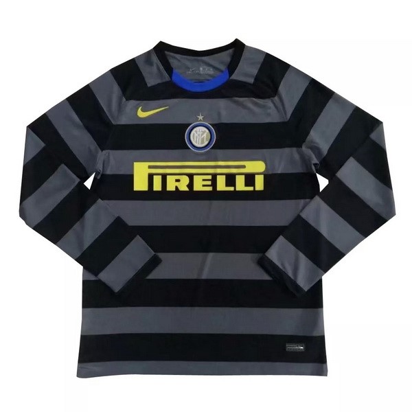 Tailandia Camiseta Inter Milan 3ª ML 2020-2021 Gris